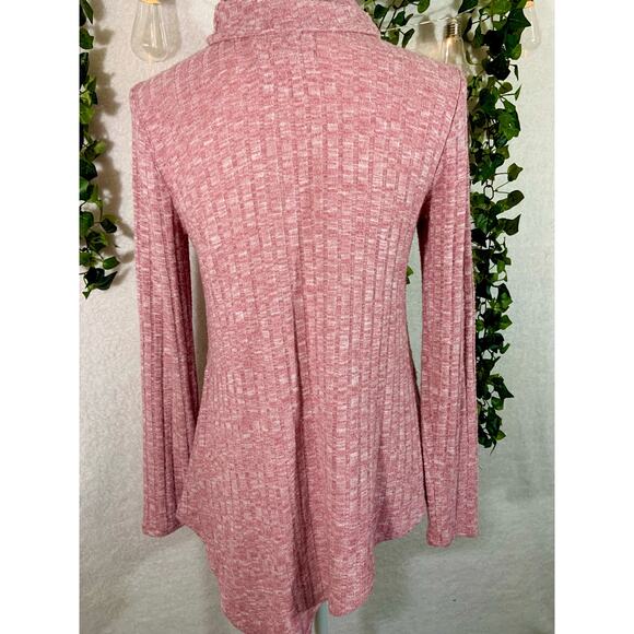 Cupio Cowl Neck Top Size Small Drapey Asymmetrical Tunic Pullover - Picture 5 of 9